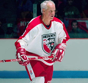Hire Gordie Howe for an event.