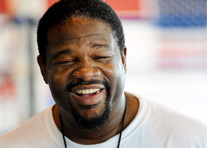 Hire Riddick Bowe for an event.