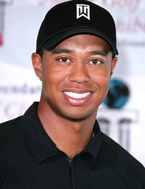 Hire Tiger Woods for an event.