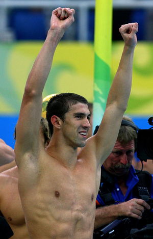 Hire Michael Phelps for an event.